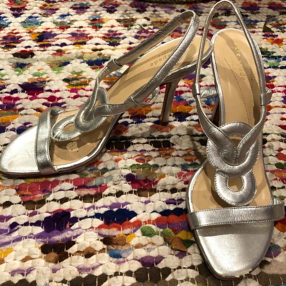 Kate Spade Silver Heel